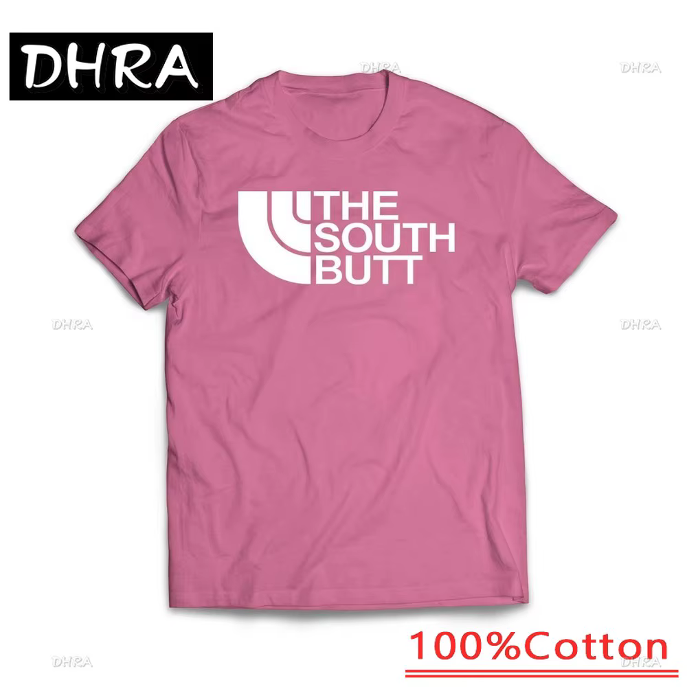 The South Butt T-Shirt drôle Pordy Streetwear moderne hauts artistiques élégant ludique minimaliste