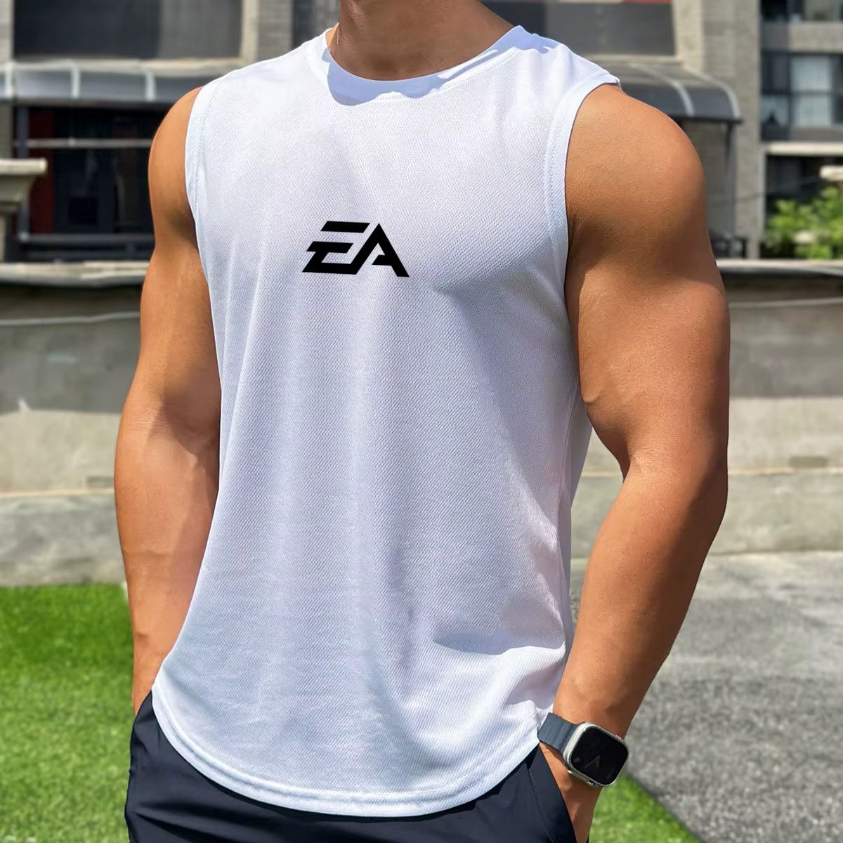 Pull à col rond pour hommes