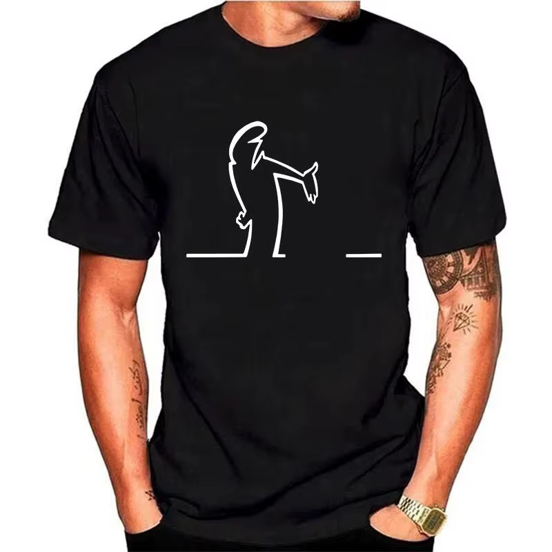 T-shirts d'été pour hommes Balum La Linea t-shirt graphique drôle coton confortable Premium Camisetas