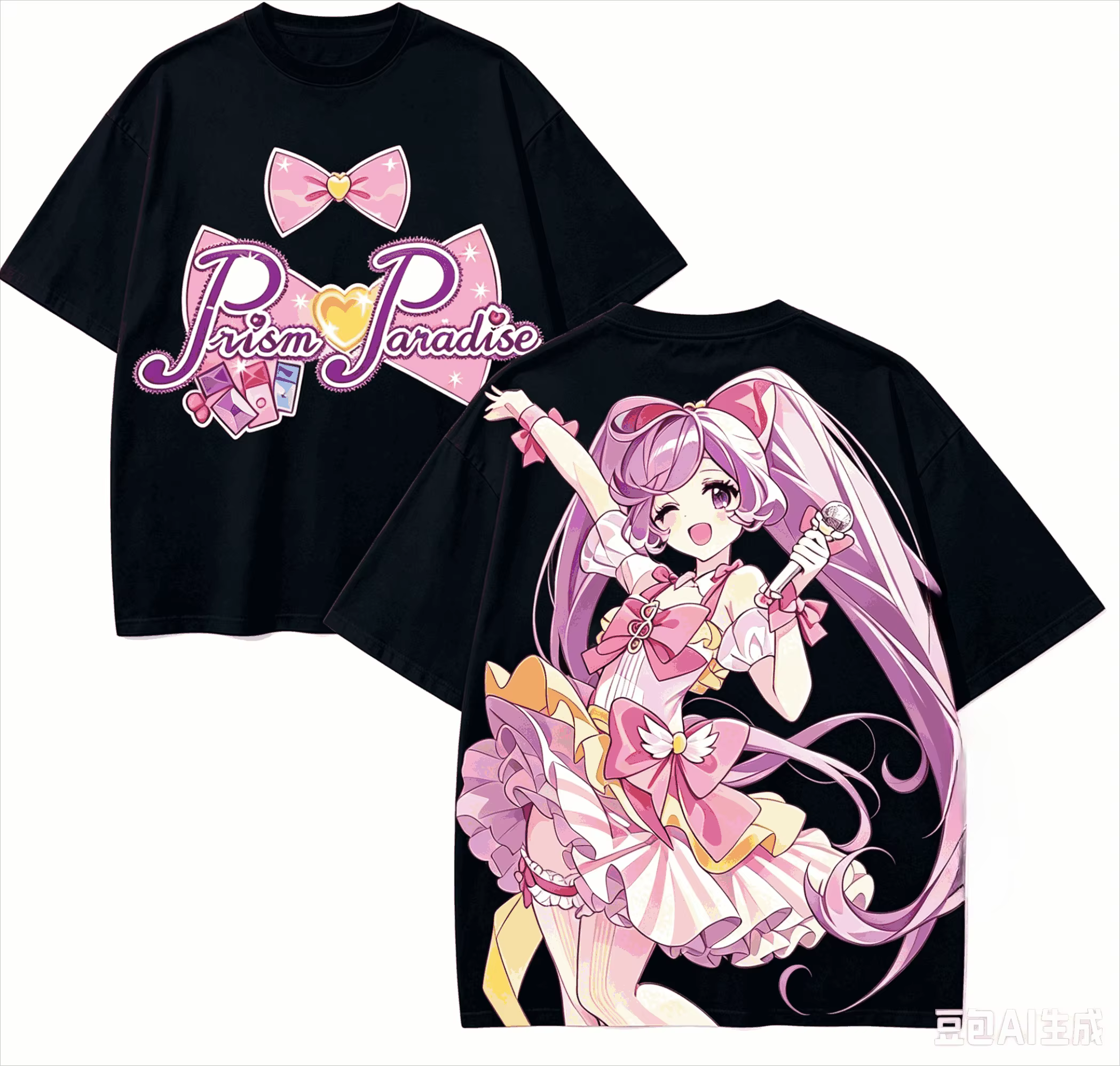 T-shirt PriPara Anime Lover en coton Harajuku