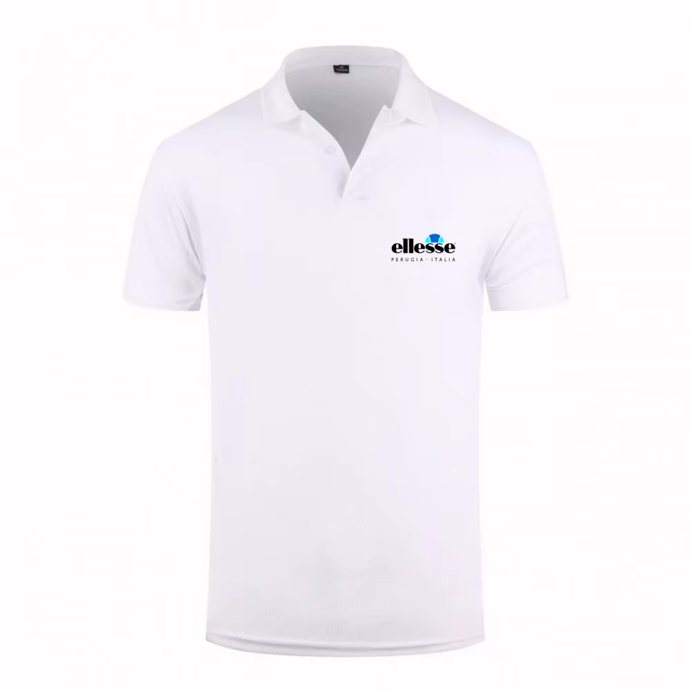 Nouveau polo rouge pour homme 2026 avec logo Ellesse