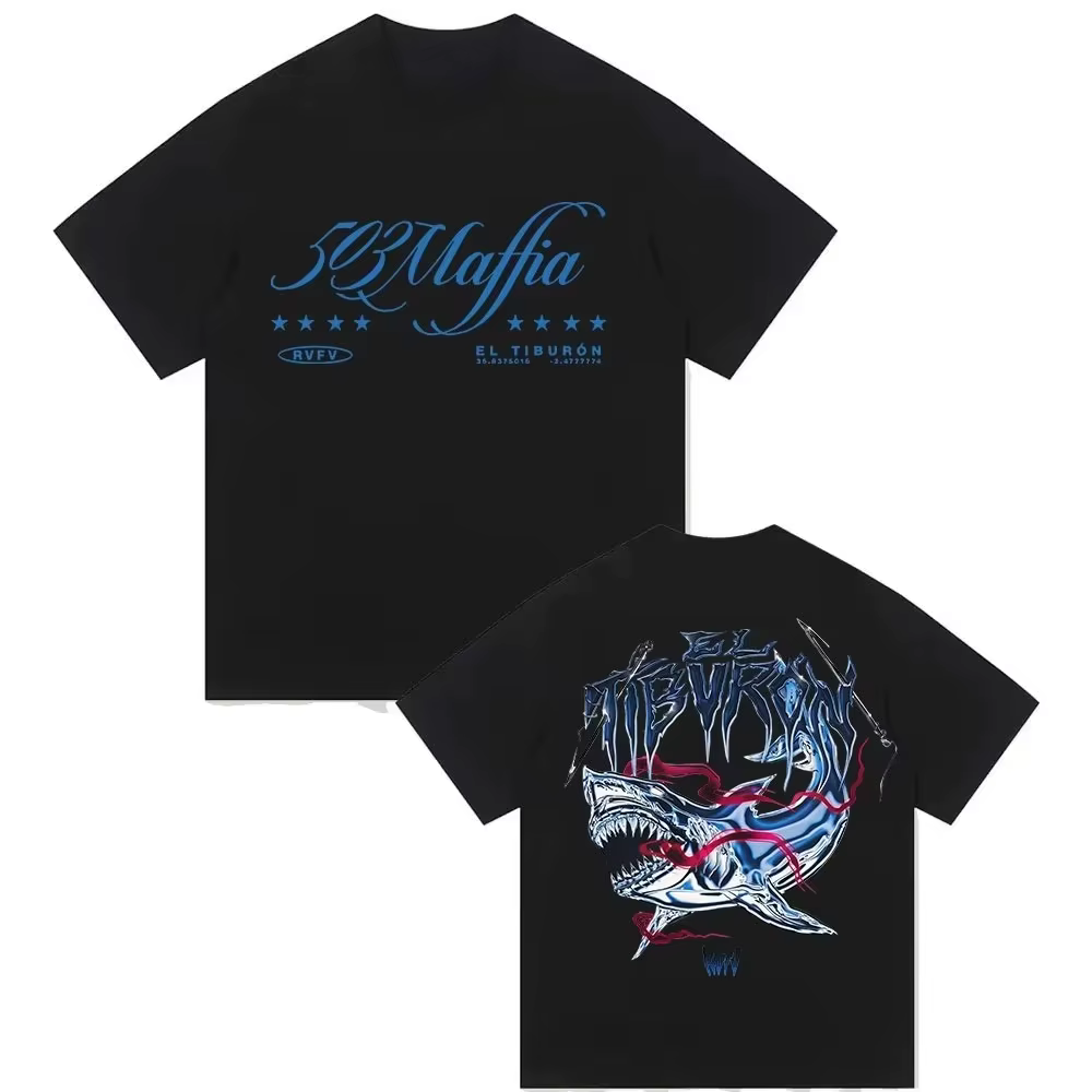 T-shirt 2026 Rap Artist RVFV EL TIBVRON pour hommes et femmes