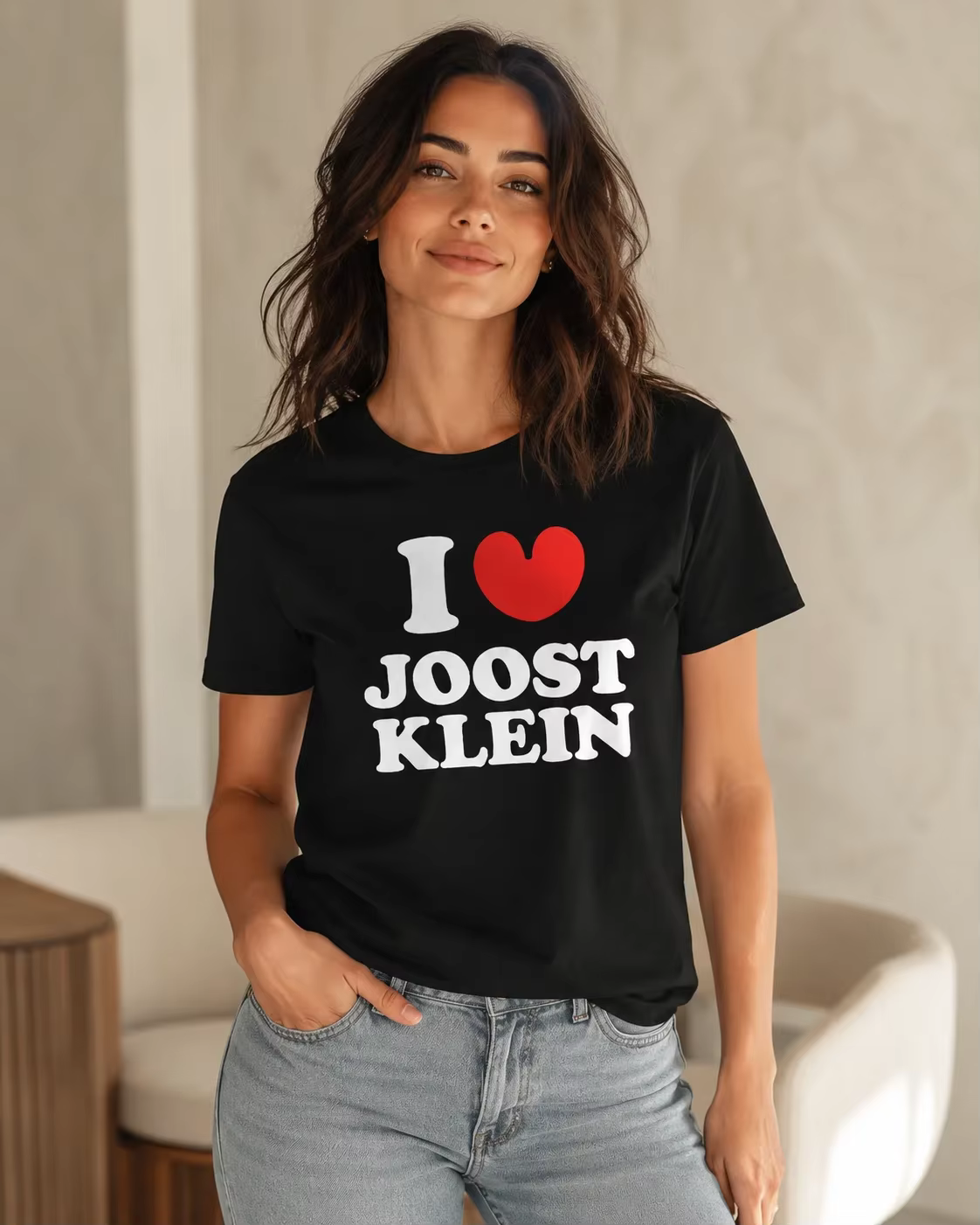 T-shirt unisexe I Love Joost Klein