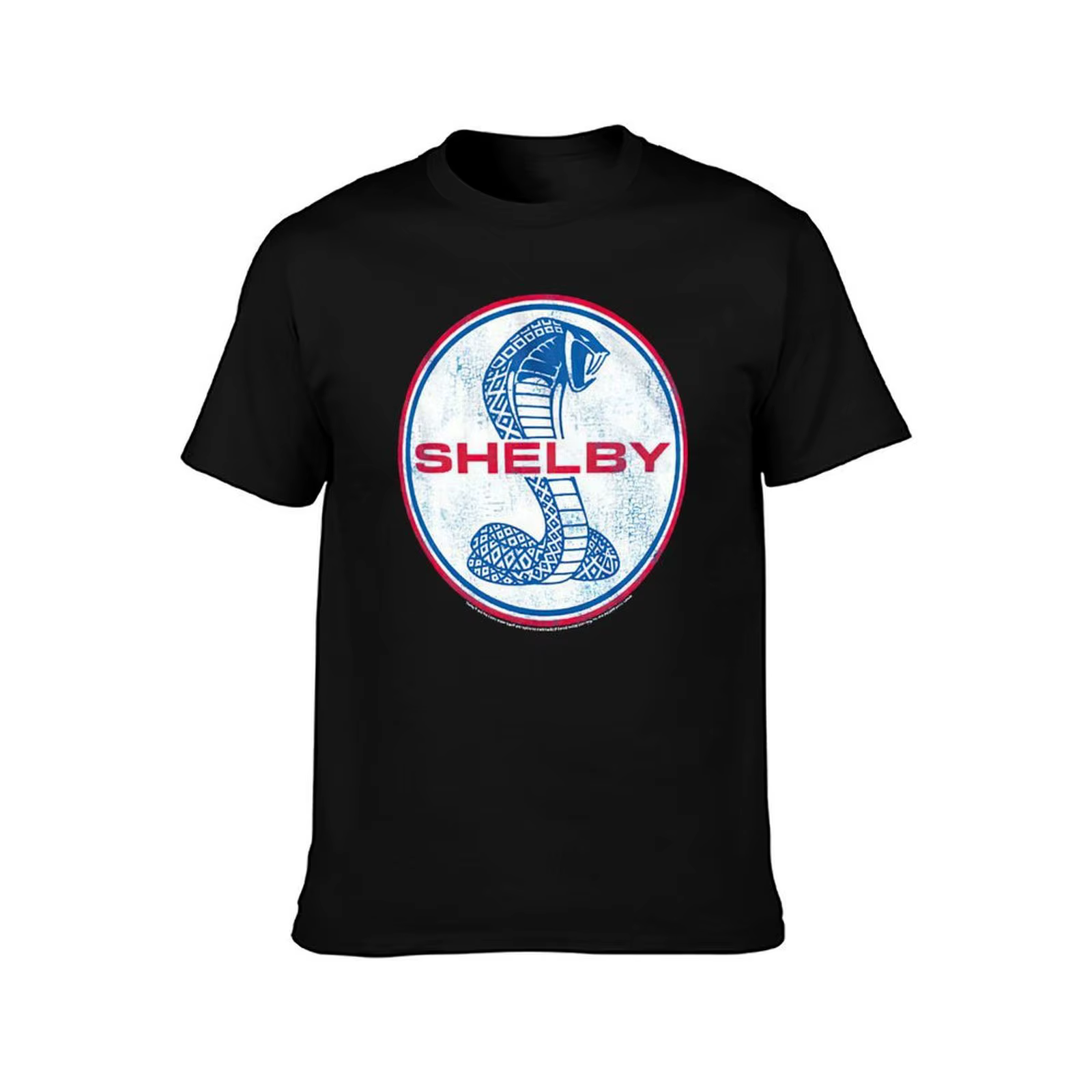 T-shirt Carroll Shelby Cobra pour homme, en coton, avec graphismes