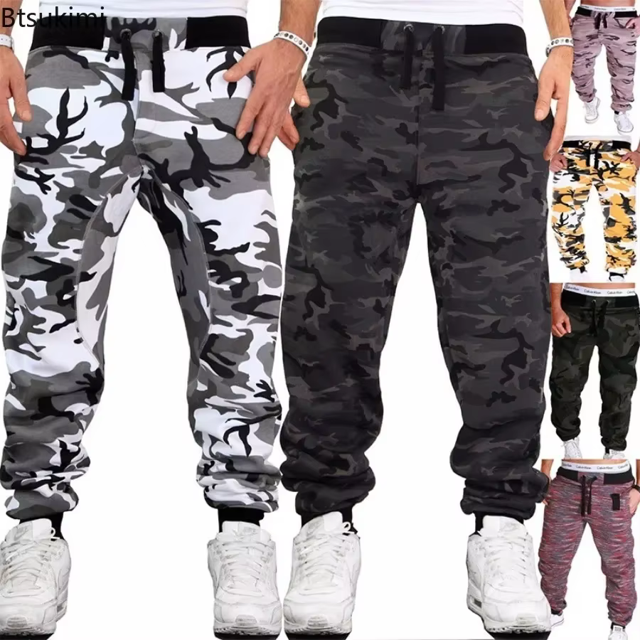 Nouveau Pantalon Hip Hop Homme 2026 Camouflage Décontracté Tendance Streetwear Confort Sport pour Hommes