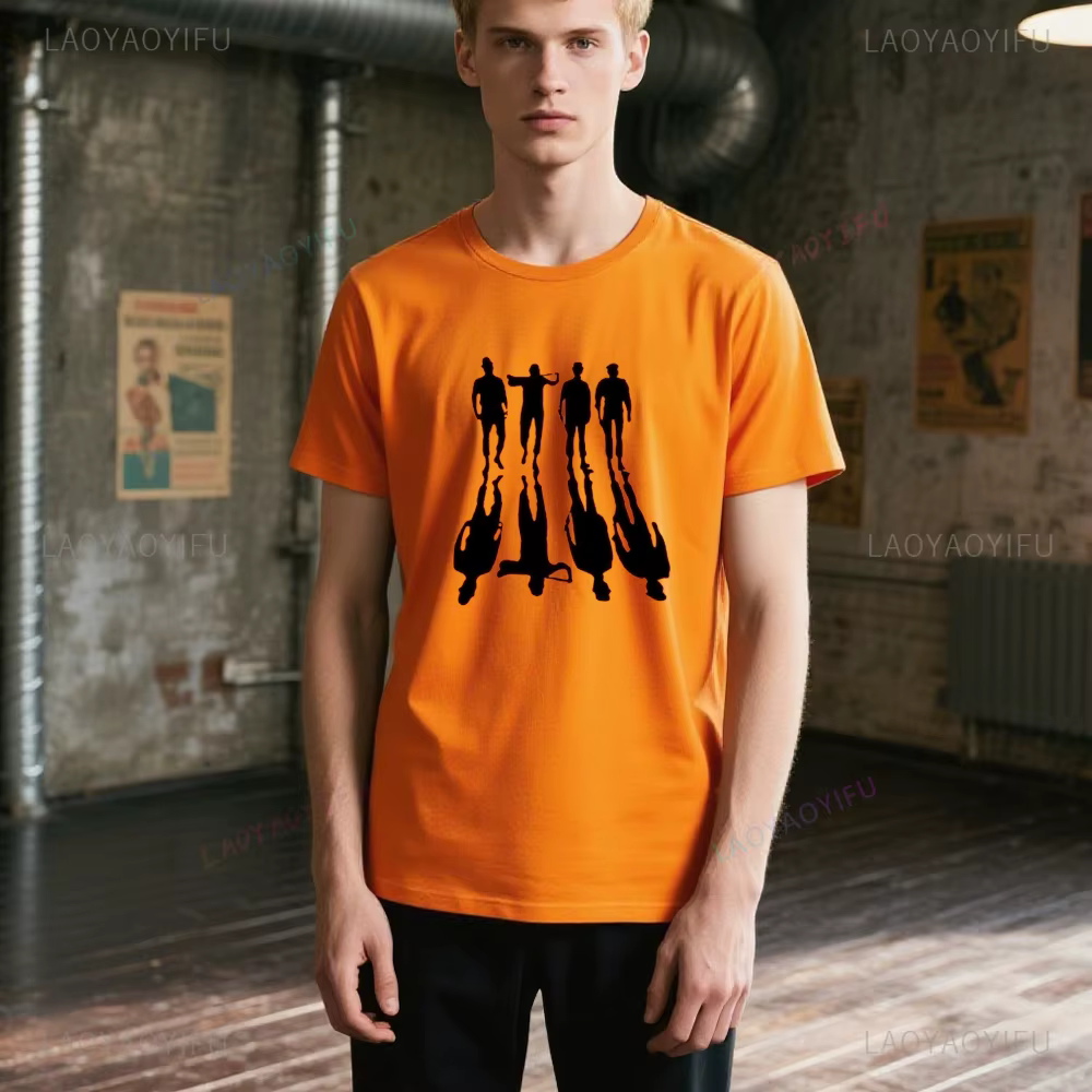 Un horloge Orange 80s Vintage film T-Shirt femme homme mode décontracté classique col rond haute qualité coton graphique t dessus de chemise