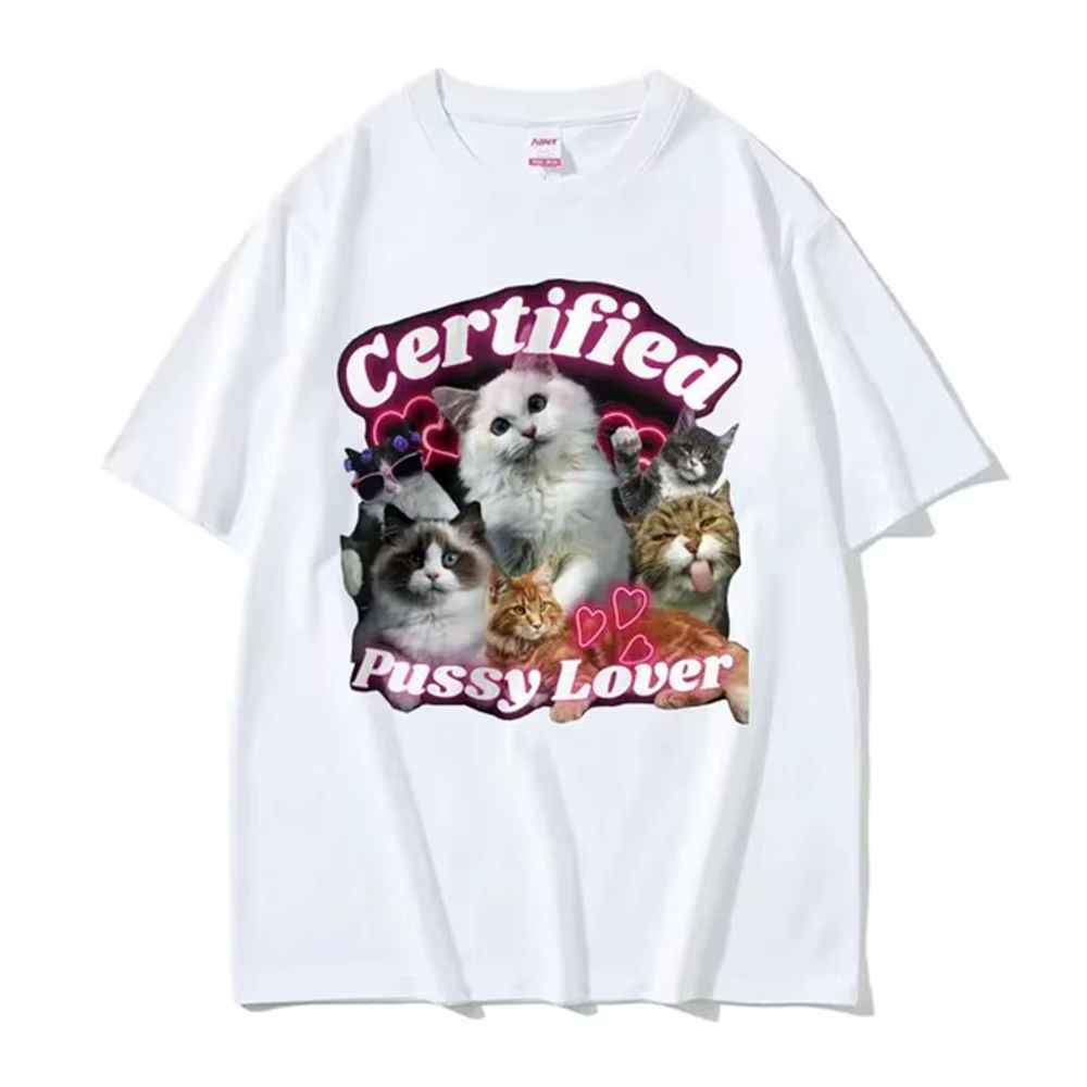 T-shirt humoristique pour homme, vêtement avec zone me et chat