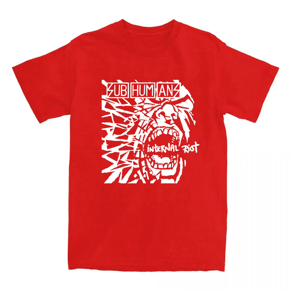 Streetwear subhumains groupe de Rock graphique t-shirts Grunge mode femmes hommes été T-shirt décontracté Hip Hop