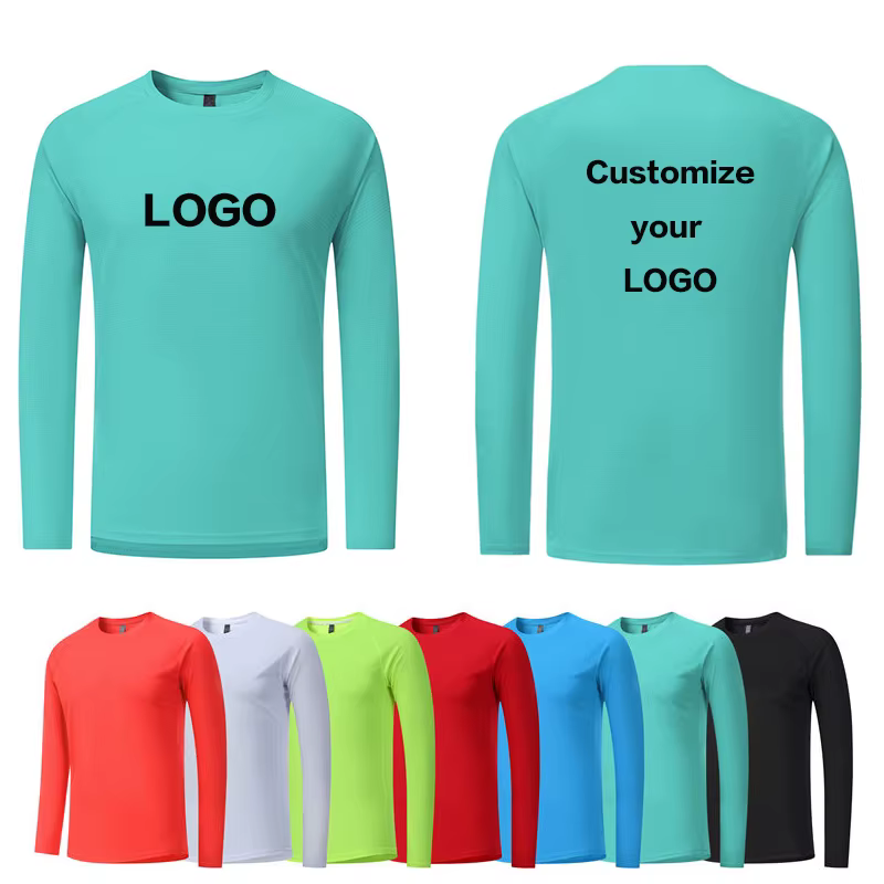 T-shirt à manches longues avec Logo imprimé pour femmes et hommes