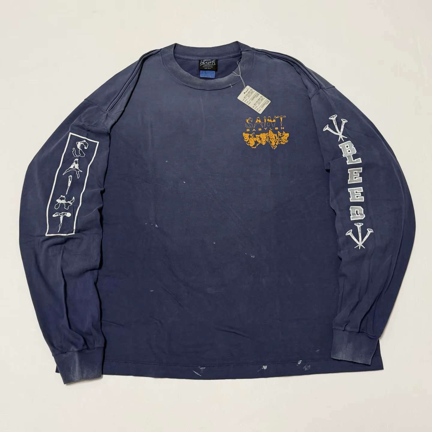 Saint Michael nouvelle tendance américaine imprimé sweat à capuche col rond de haute qualité pour hommes et femmes