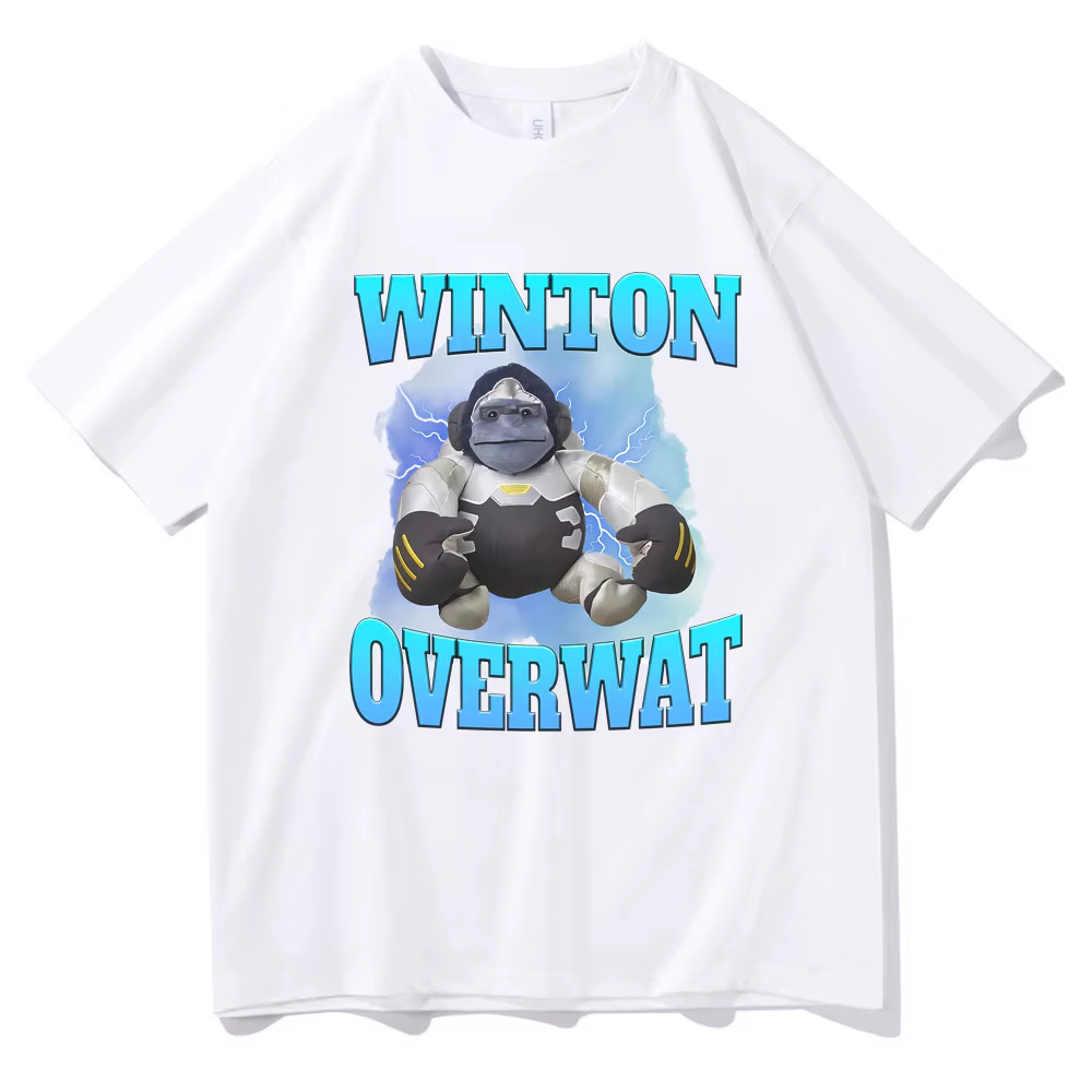 T-shirt Meme drôle Winton Overwat pour hommes