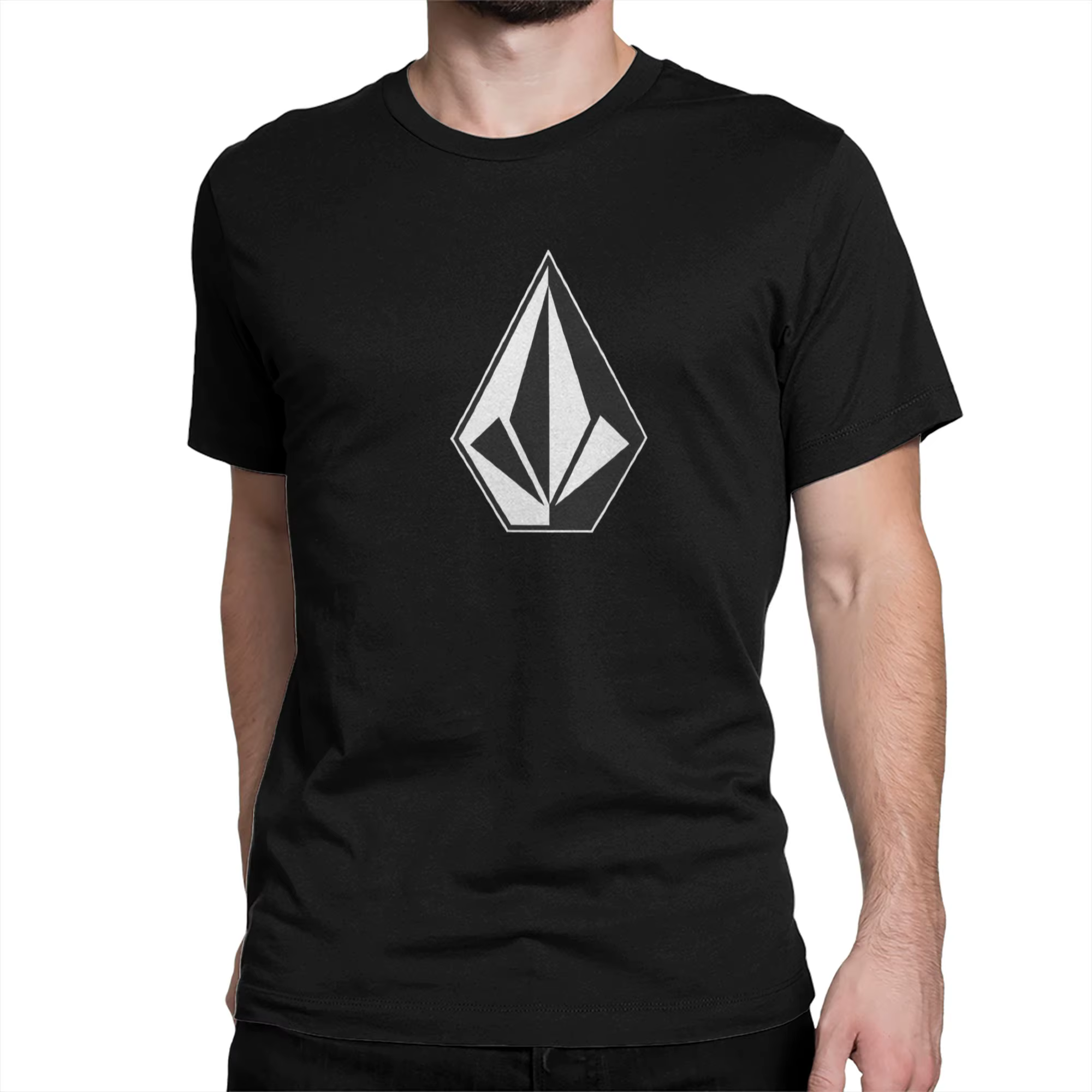 Volcoms T-Shirt été 100% coton t-shirts pour hommes loisirs Logo personnalisé