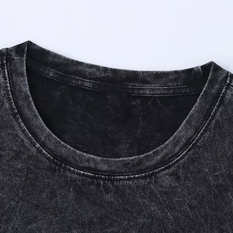 T-shirt imprimé Dorohedoro Manga, t-shirt vintage lavé, vêtements pour hommes, vêtements d'été en coton de haute qualité, t-shirt décontracté surdimensionné