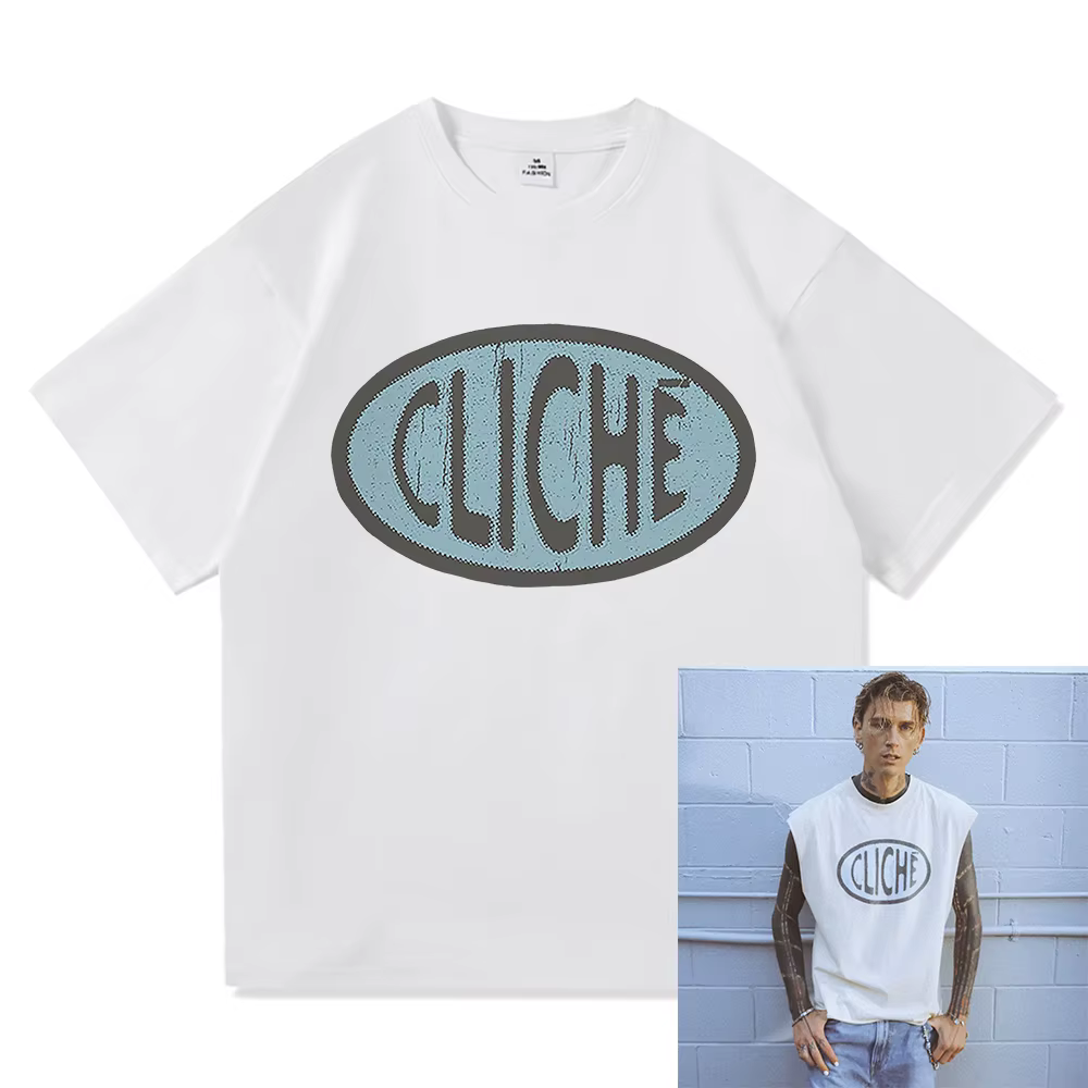 Mgk perdu Americana Album t-shirt 2025 chanson Cliche rétro hommes/femmes vêtements Harajuku haute qualité