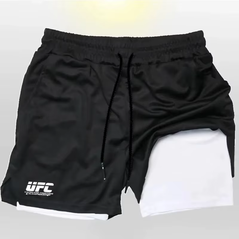 2025 nouveau VENOM hommes Fitness entraînement Double couche Shorts 2-en-1 séchage rapide gymnase plage course