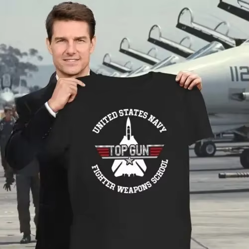 T-shirt Maverick Top Gun, chemise Tom Cruise, t-shirt réimprimé de film S-5Xl