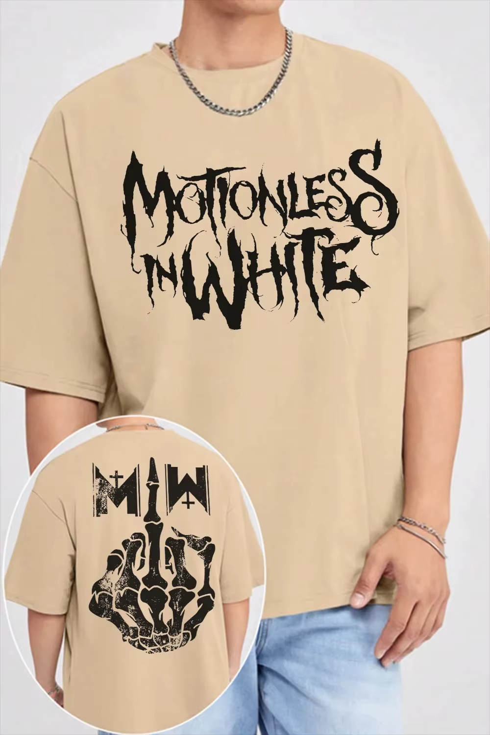 Nouveau T-shirt graphique Motionless in White 2026 pour homme et femme