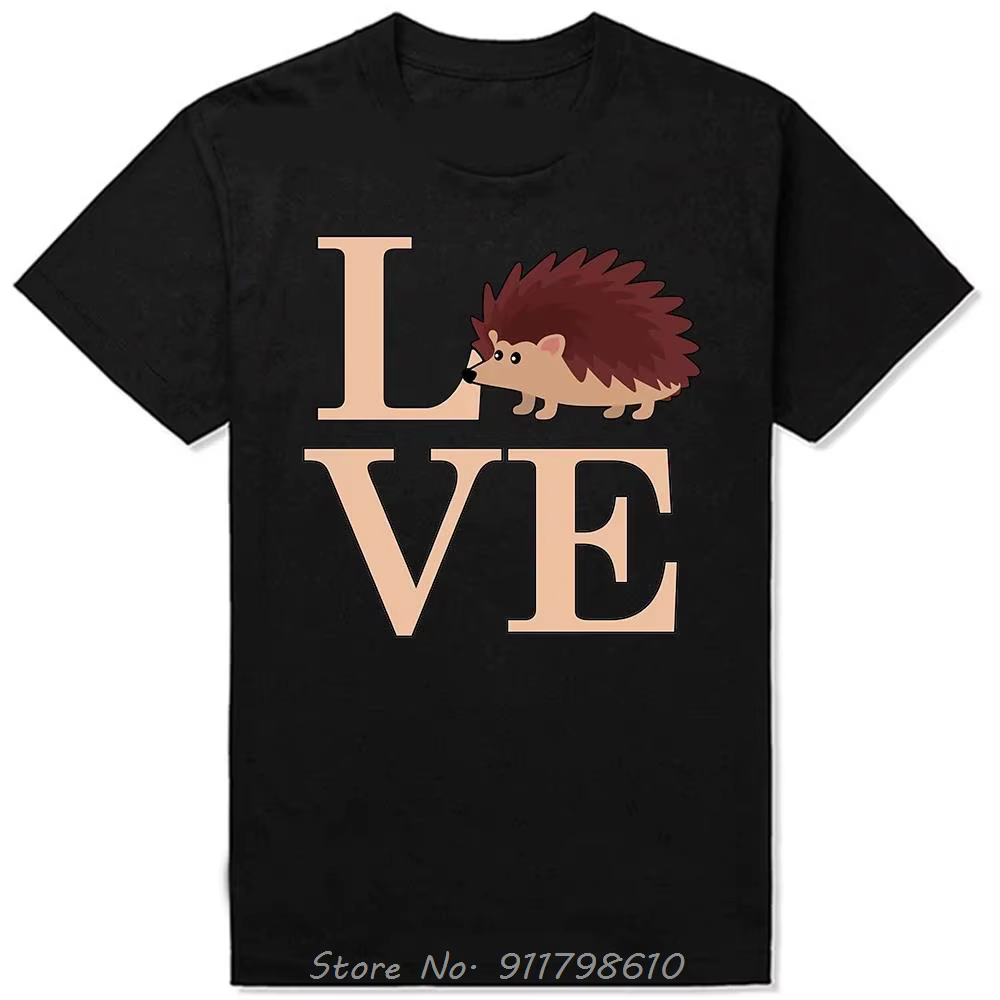 Vêtements pour hommes hérissons poche Animal hérisson classique surdimensionné T-shirt été coton