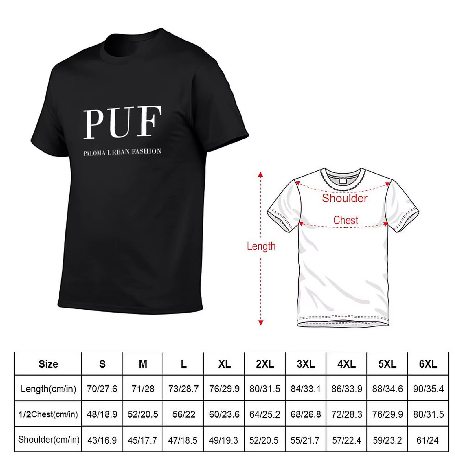 PUF Paloma-T-shirt graphique pour hommes
